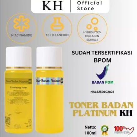 Promo 12.12 Toner badan kelupas Toner DOSTING Super Premium Toner Badan Kelupas Pembersih Daki Segel