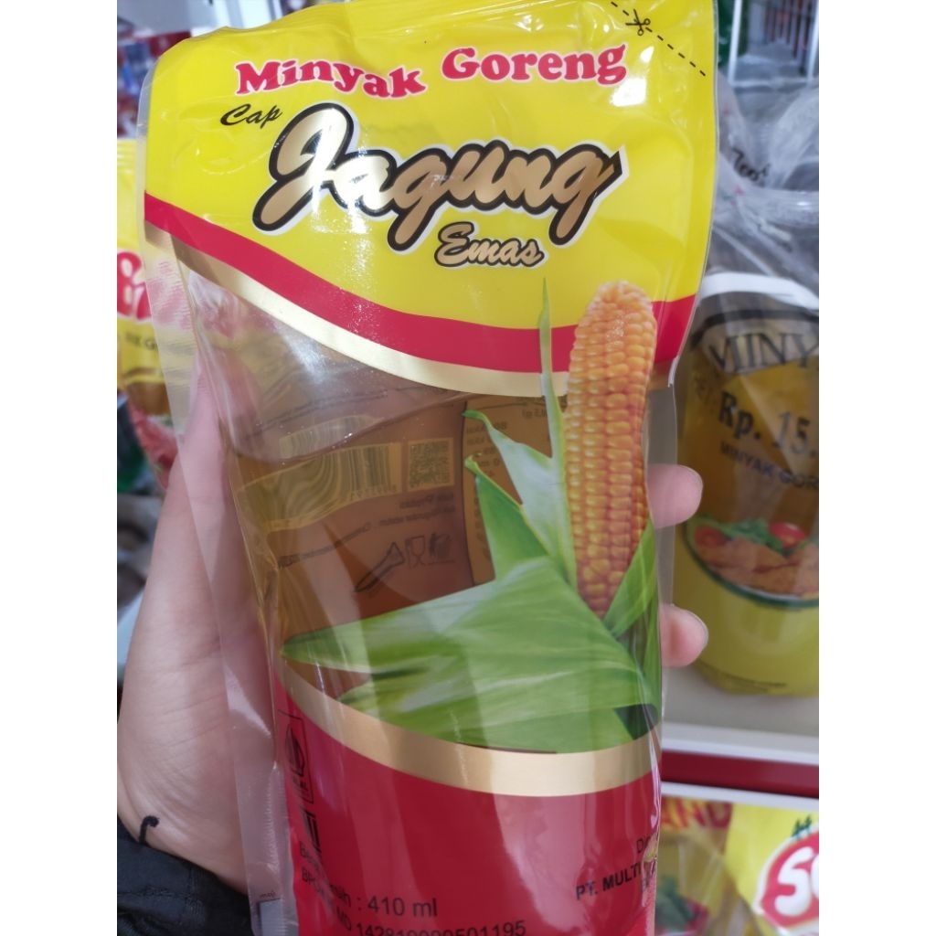 

Minyak goreng cap jagung 410 ml