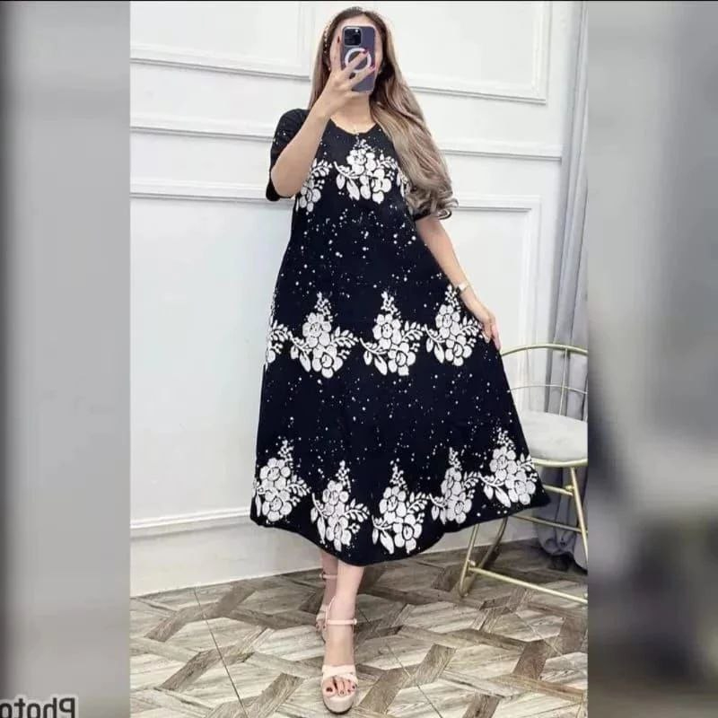 (PROMO) daster twil rayon cap malaman terbaru daster madongan asli pekalongan daster busui model may