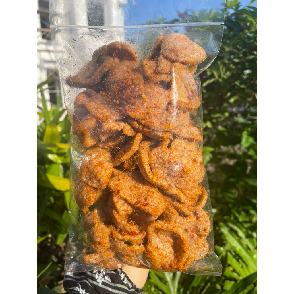 

Kerupuk jengkol ngembang 150 gram by : GOBYOZZ Snack pedas