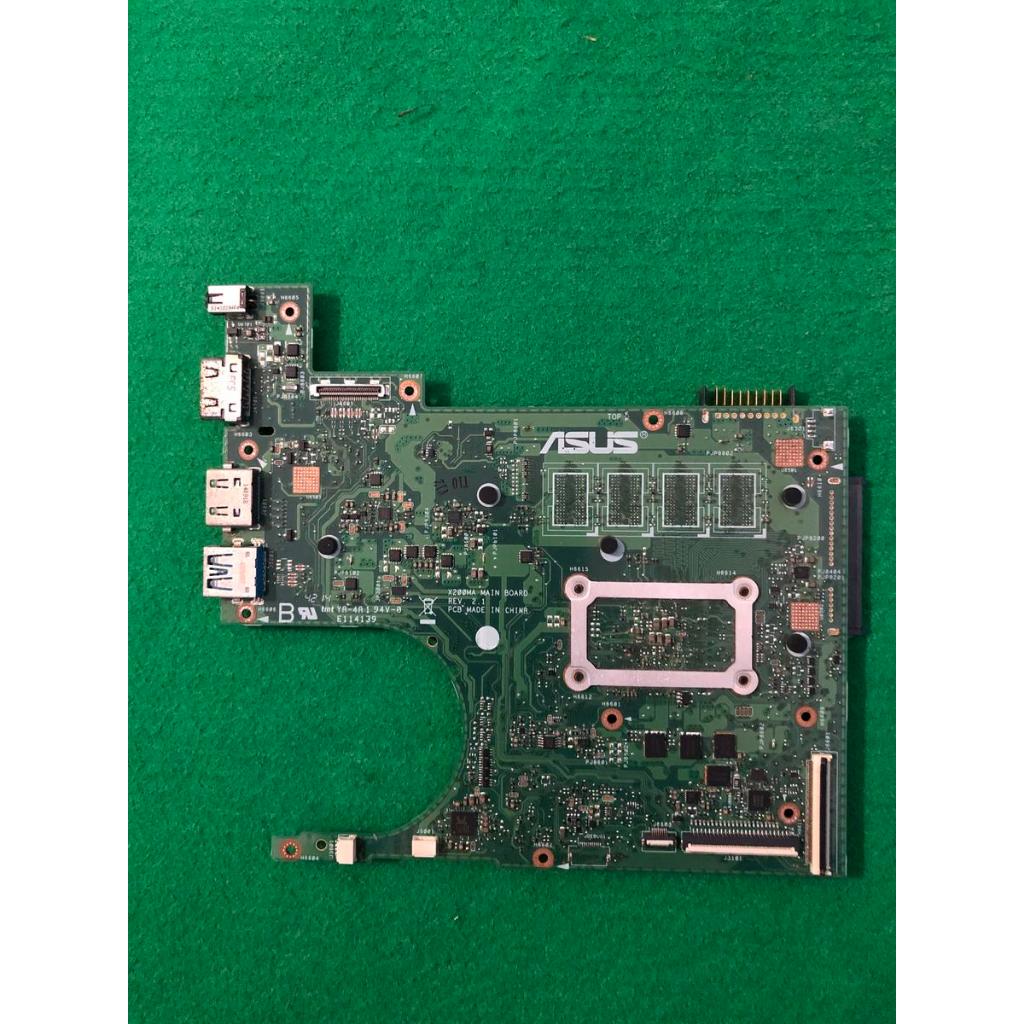Motherboard Mainboard Mesin Laptop Asus x200m