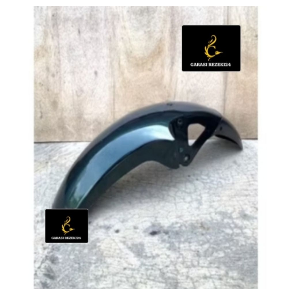 slebor depan Yamaha RX king RX spesial warna hijau botol