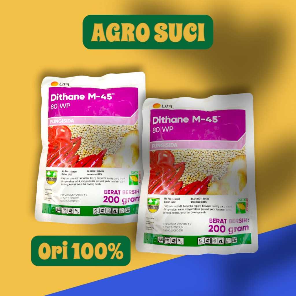 Shopharun23 - Fungisida DITHANE M-45 200 Gram - Perlindungan Jamur Tanaman