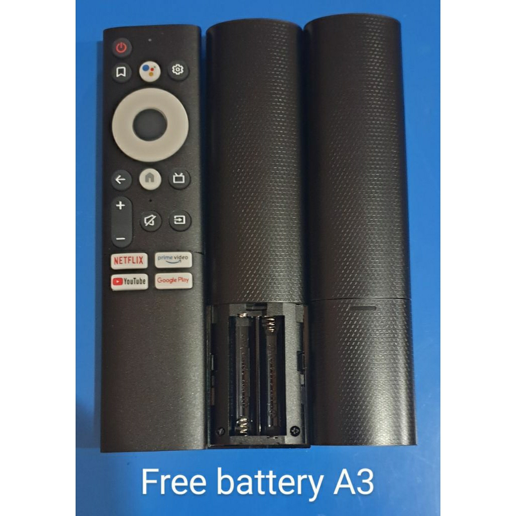 Remote TV Coocaa Smart Android S7G Z72 Y72 S3U Z65 Non Suara Baterai A3