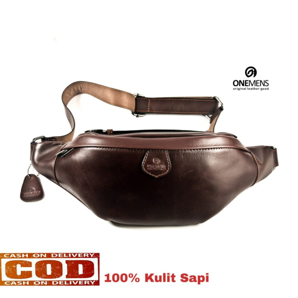 Waistbag 100% Kulit Sapi Asli