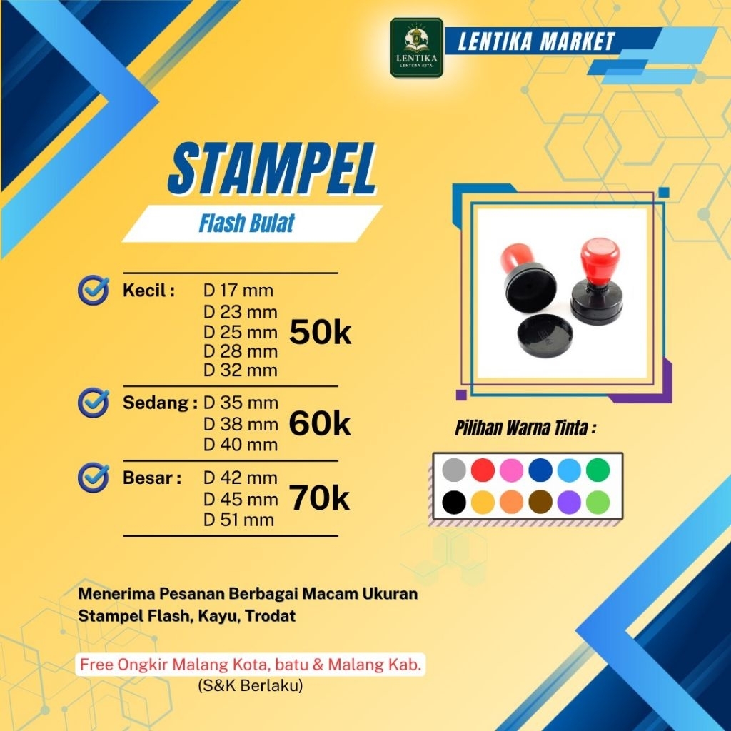 

Stampel Flash Bulat