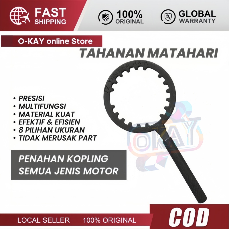 Rumah Kopling Motor Matahari - Tahanan Kopling Anti Slip untuk Motor Bebek & Sport, Awet