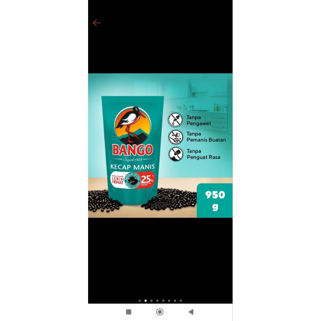 

kecap bango kemasan besar 950ml