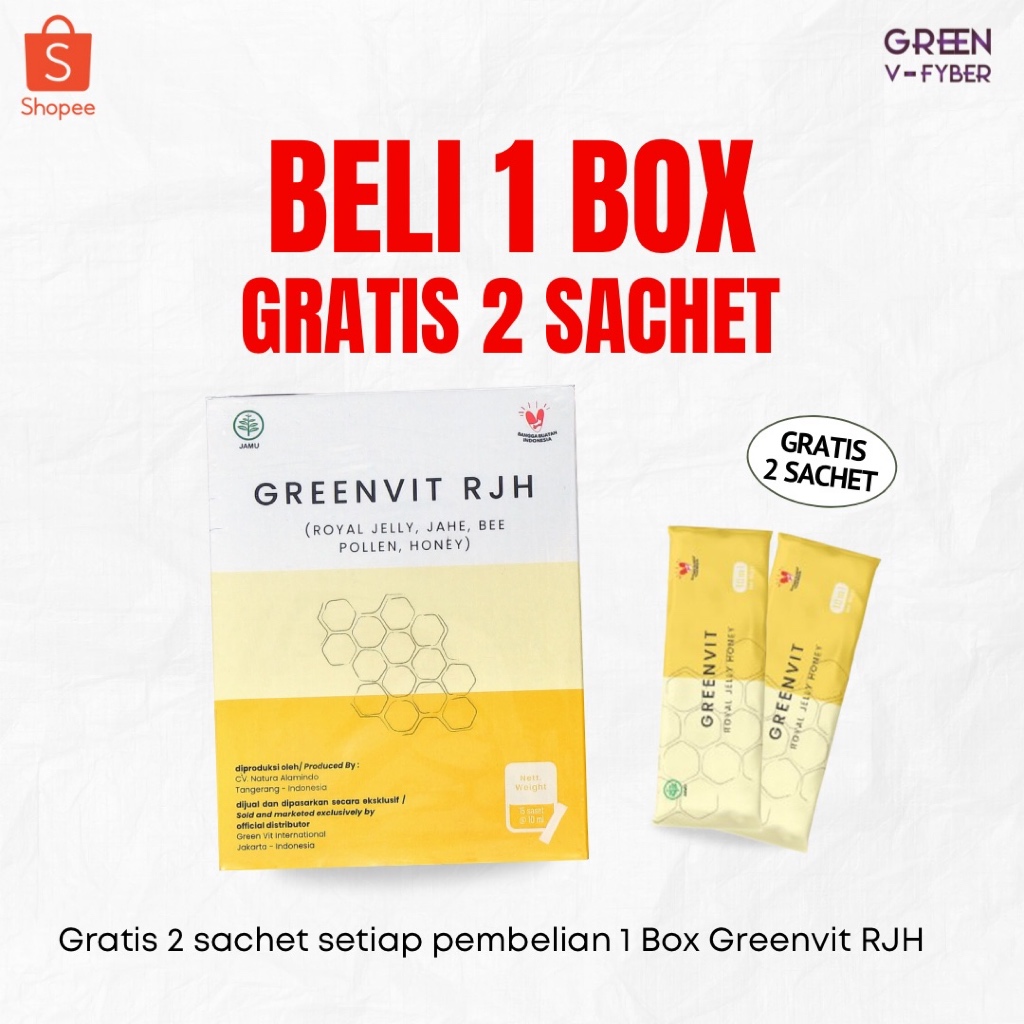 

Green Vit Royal Jelly Honey | Madu Jahe