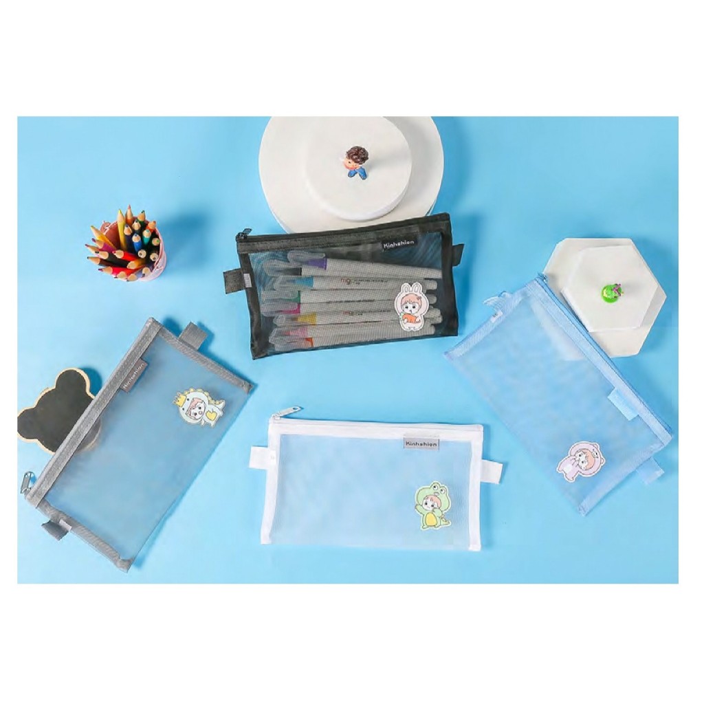 

Kinshion Nylon Mesh Pen Bag A6