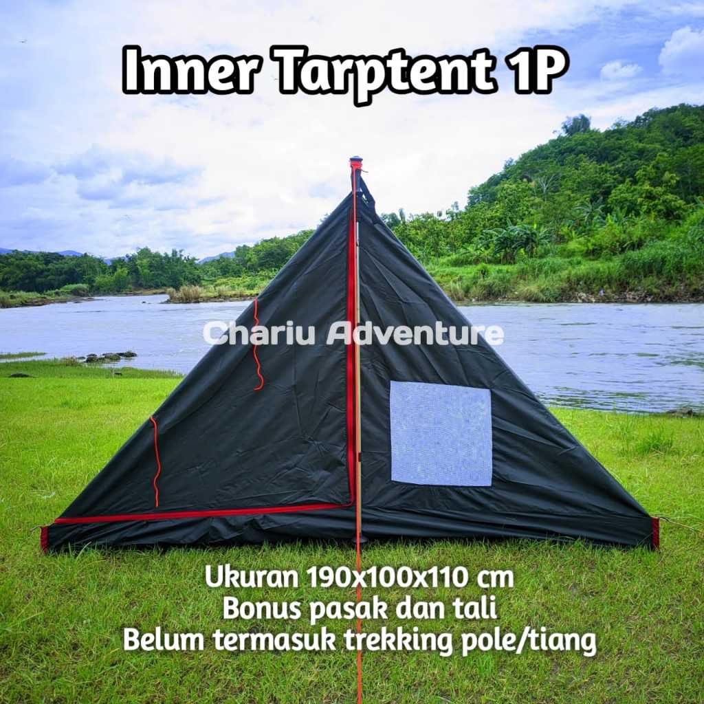 Inner Tarptent 1P / Inner Tenda Camping Tarptent Pyramid Murah