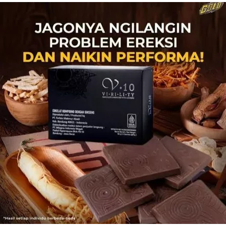 

COKLAT V10 GINSENG 1 BOX 5 SACHET ORIGINAL 100%