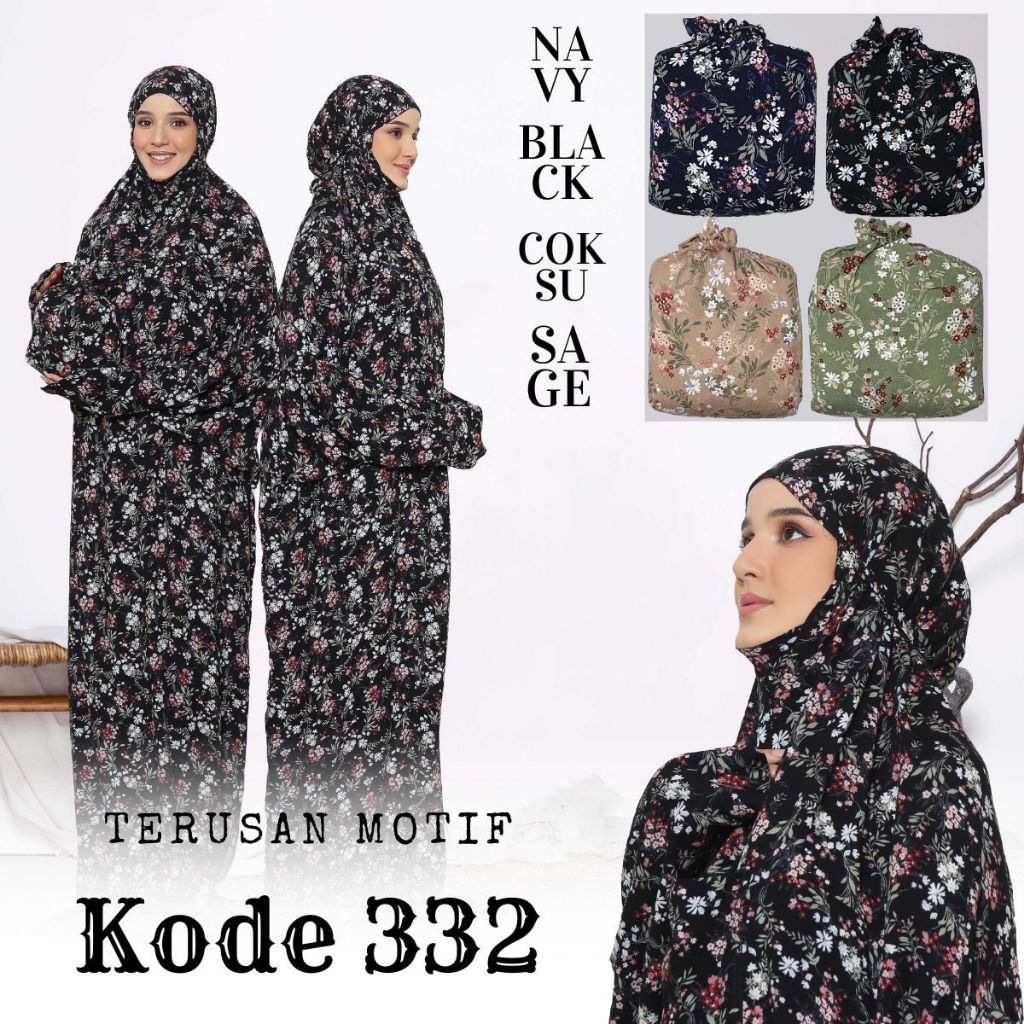 Mukena Hadramaut Motif