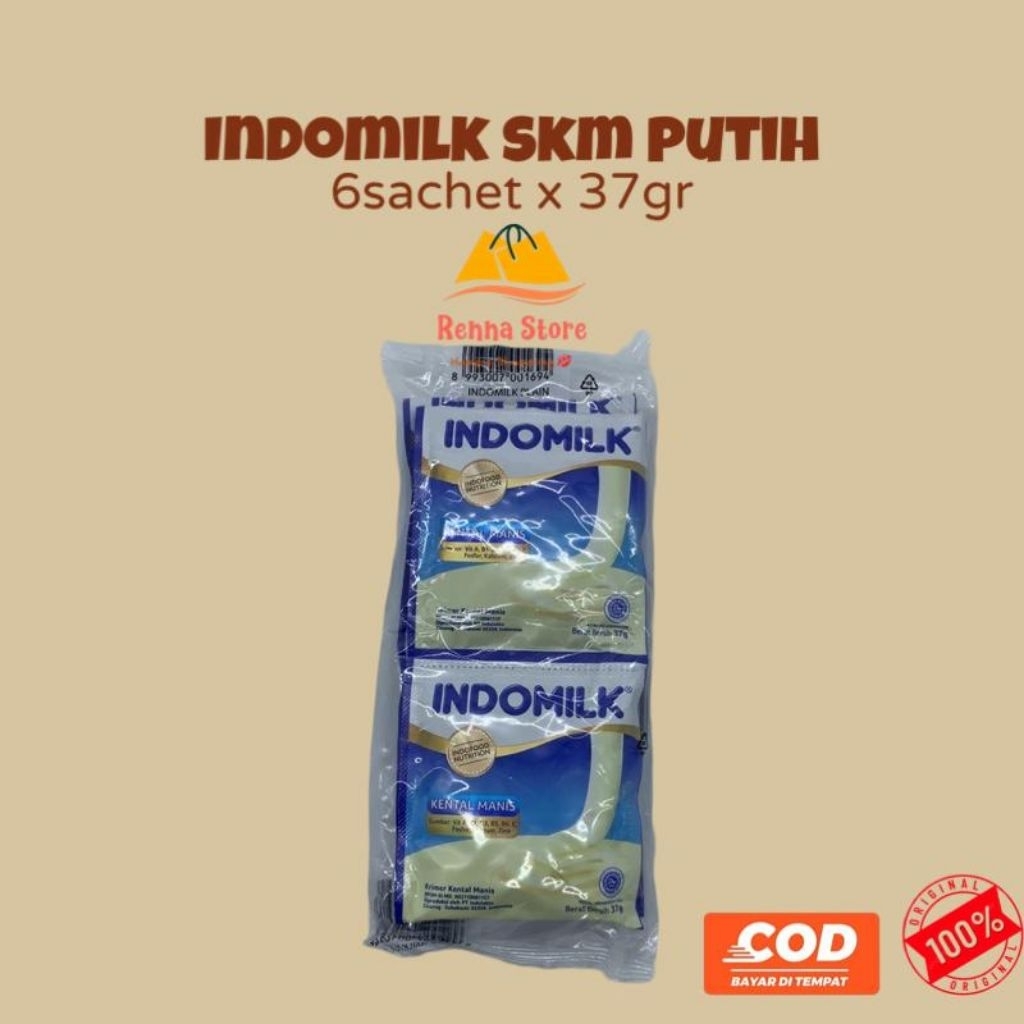 

30sachet INDOMILK Creamy Original Putih 37gr Susu