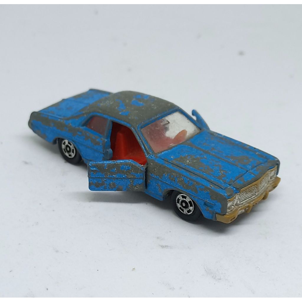 tomica foreign dodge coronet custom blue made in japan loose diecast (t)