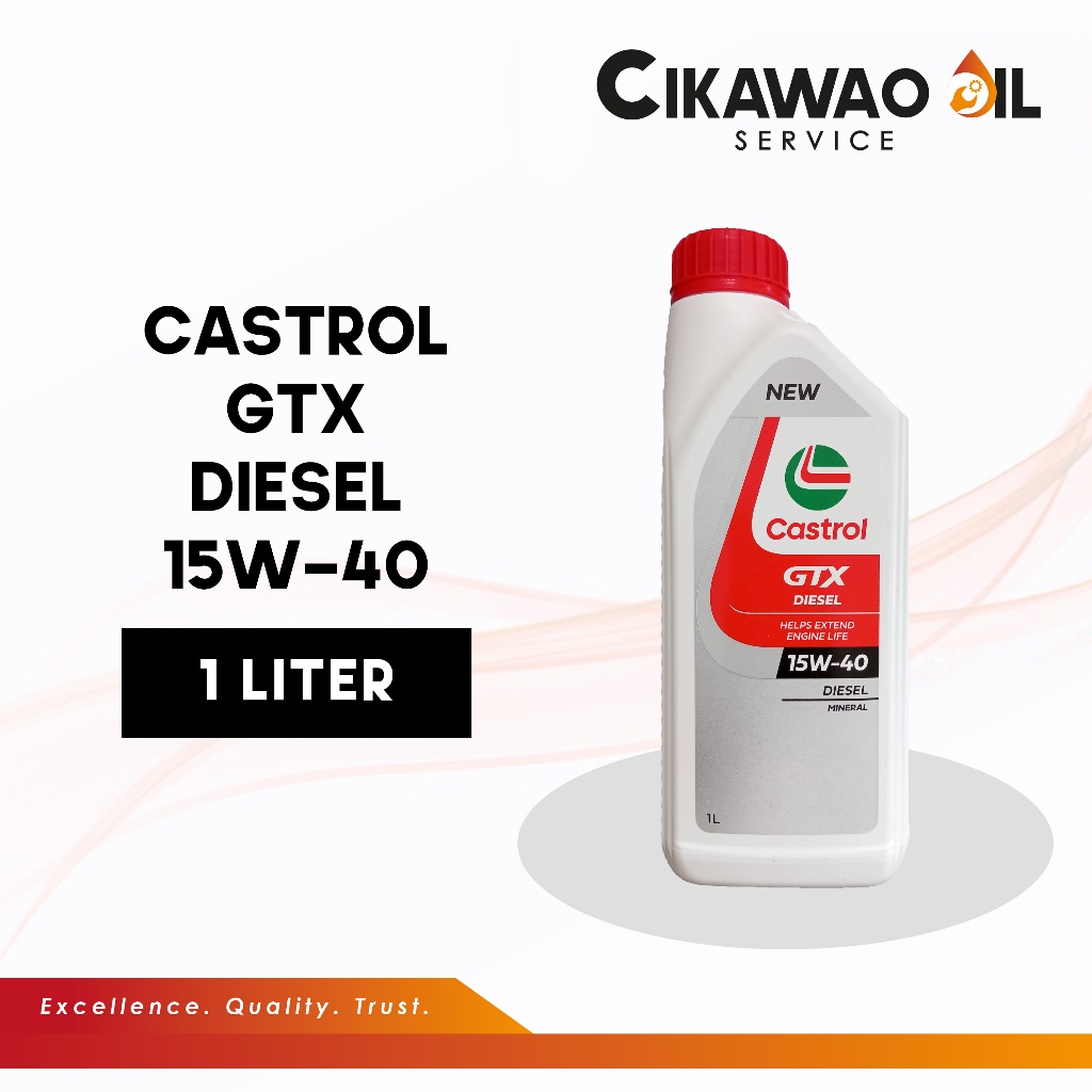 Oli Mobil Castrol GTX Diesel 15W-40 1L