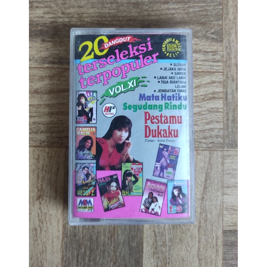 kaset pita 20 dangdut terseleksi terpopuler vol.11