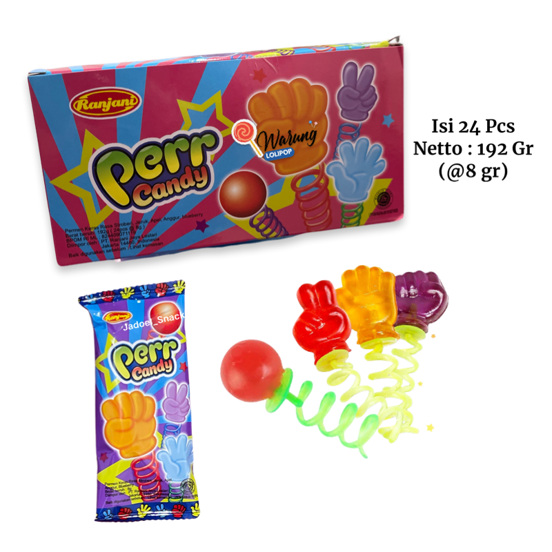 

Permen Perr Candy 24 X 8 Gr Rasa Buah I Permen Mainan Anak Lucu & Unik
