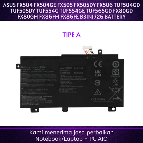 ASUS FX504 FX504G FX504GE FX504GM FX505 FX505D FX505DY FX505G FX506 FX506G FX506LH FX80 FX86 FA506 T