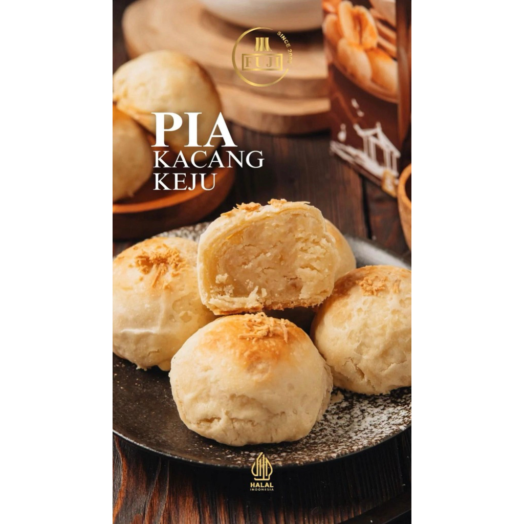 

Pia Basah Kacang Keju