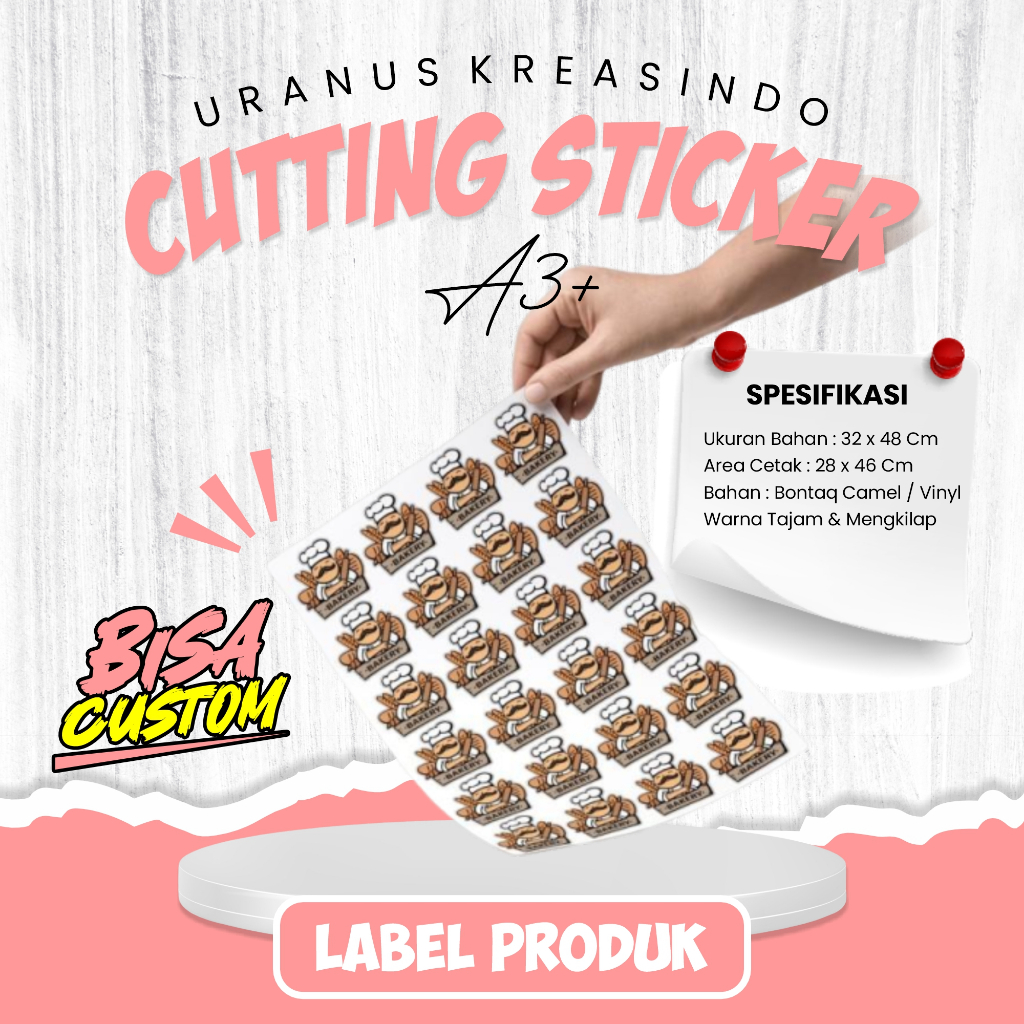 

CUTTING STIKER LABEL A3+ – SOLUSI CETAK LABEL PRODUK UMKM!