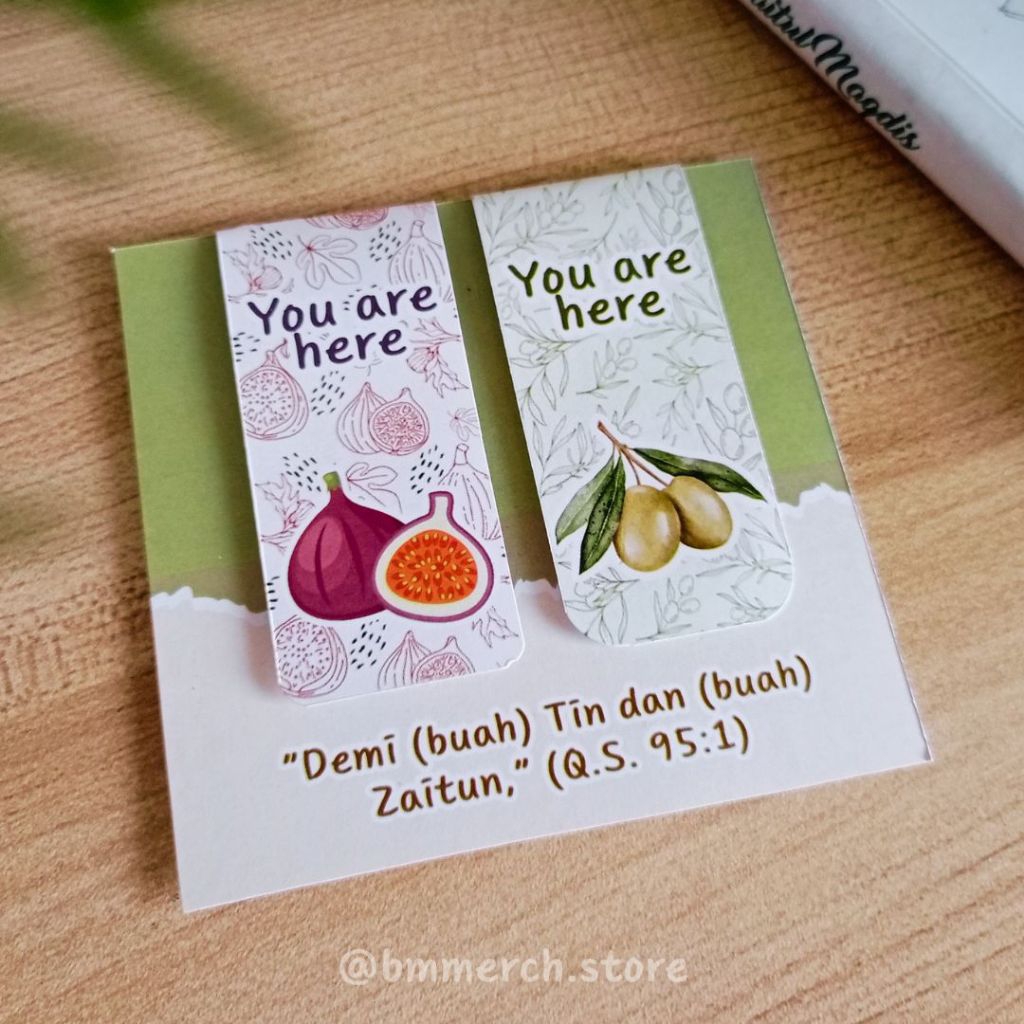 

TIN & ZAITUN MAGNETIC BOOKMARK