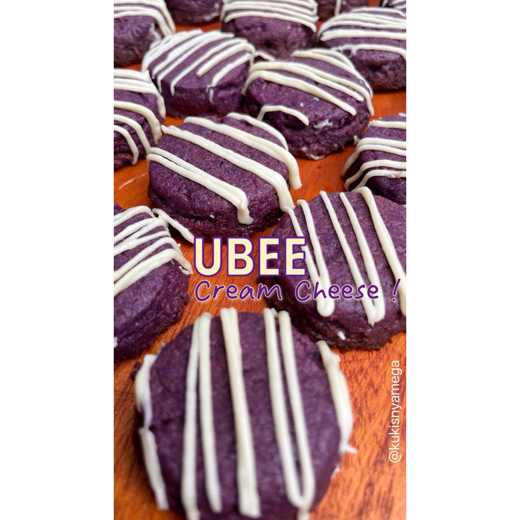 

(Kukis nya Mega) Kue kering Ubee Cream Cheese