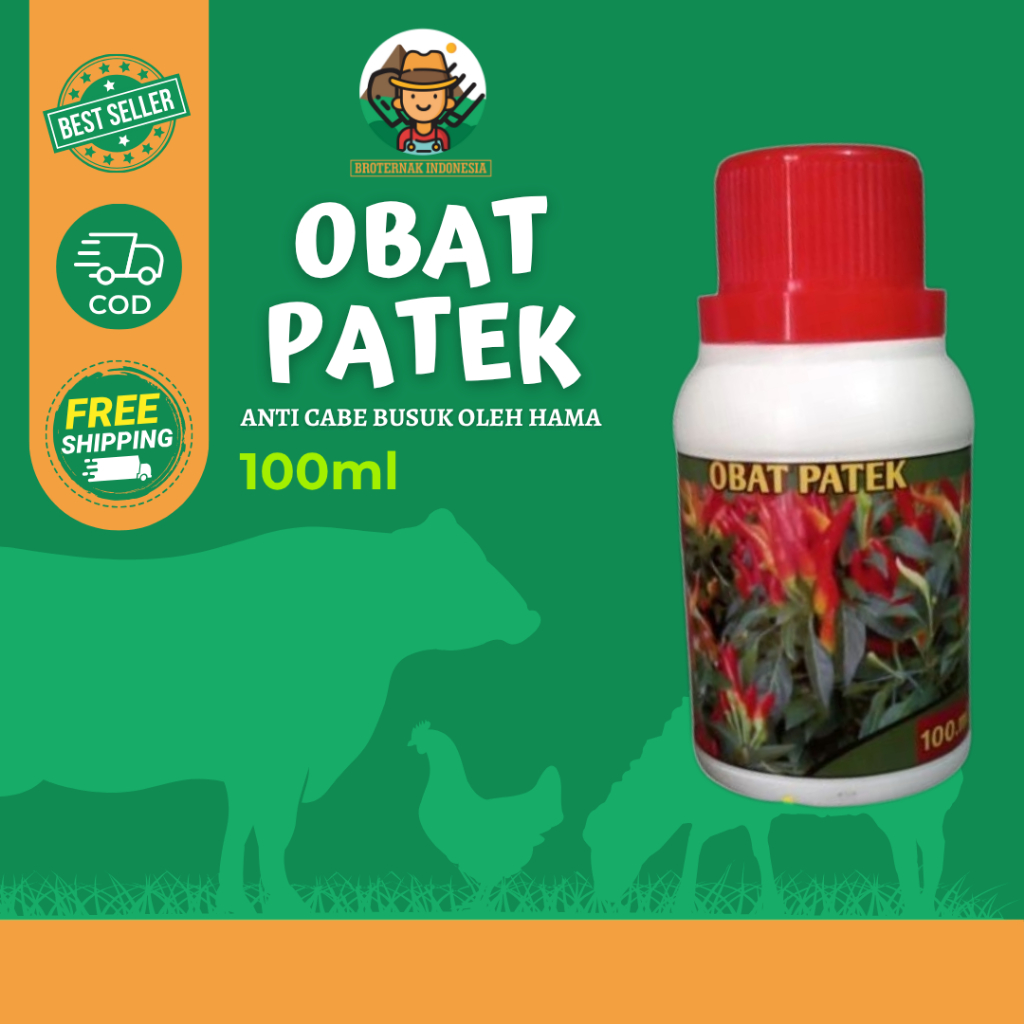 Obat Patek Cabai 100 ml - Fungisida Anti Patek Tanaman Cabai - Pupuk Organik Cabai 100 ml