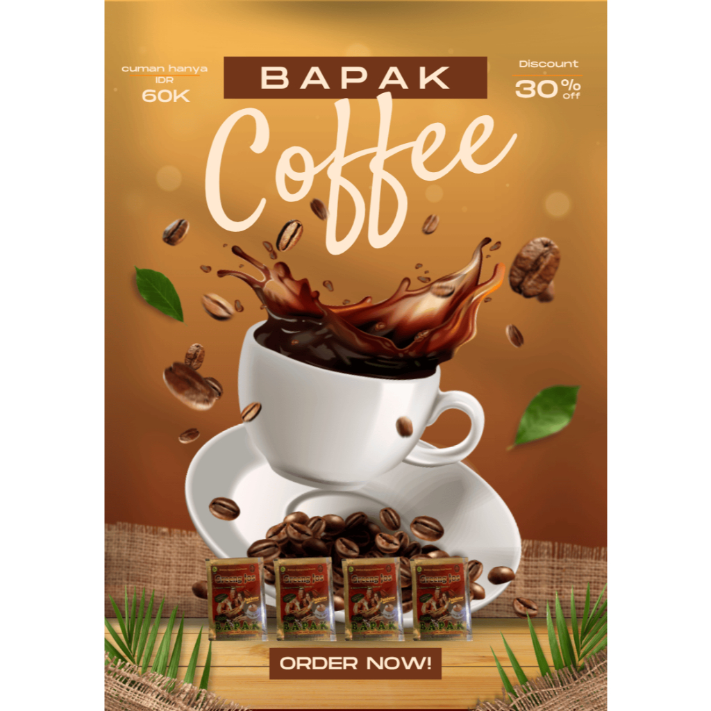 

Cuppa Kopi BAPAK Cuman Hanya IDR 60K