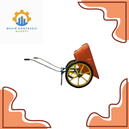 GEROBAK PROYEK 2 RODA UNTUK ANGKUT BARANG / PASIR BAN MATI TANPA ANGIN