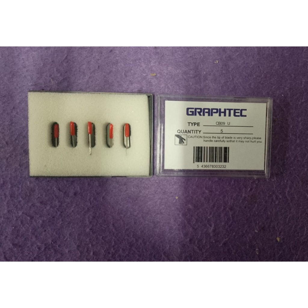 

Mata Pisau GRAPHTEC CB09 U / CB-9 / CB-09 / CB09U Mesin Cutting Blade Cutter (5 pcs)