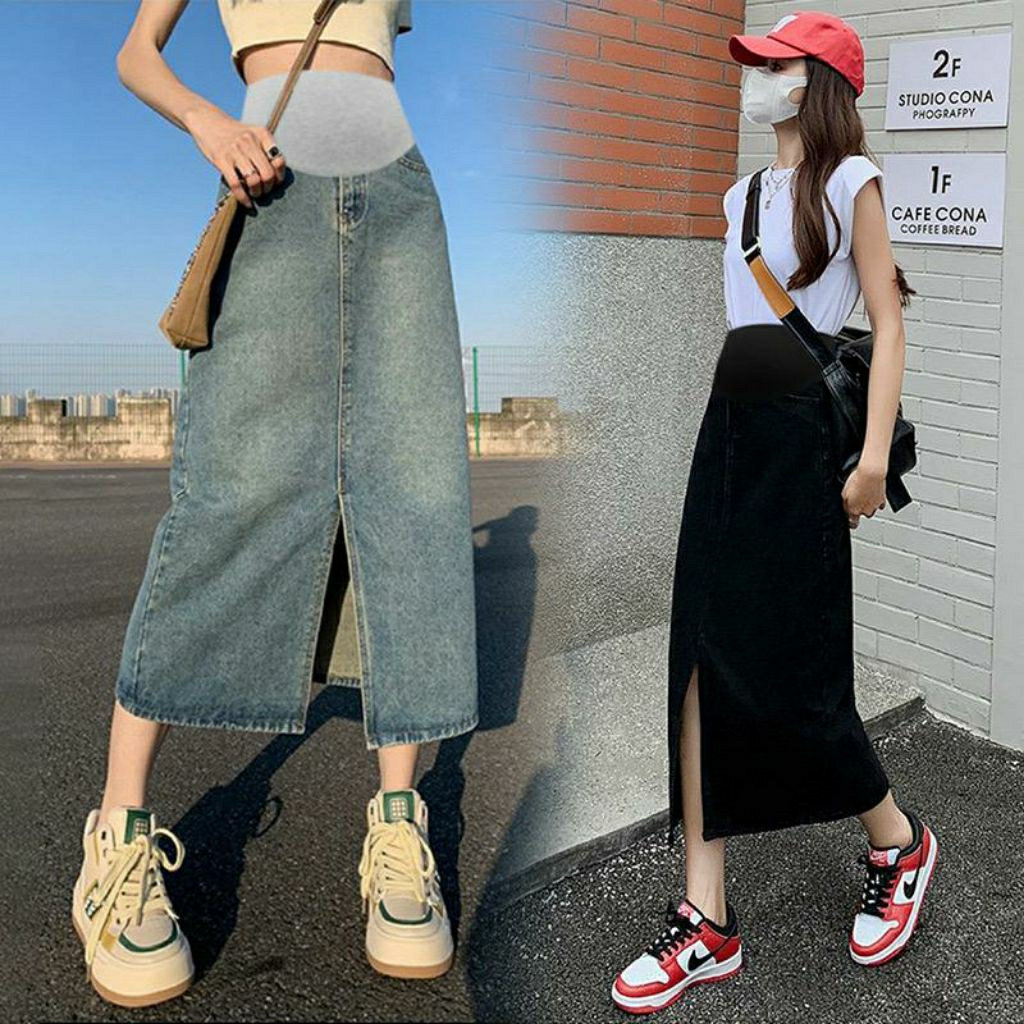Big SaleRok Jeans Ibu Hamil