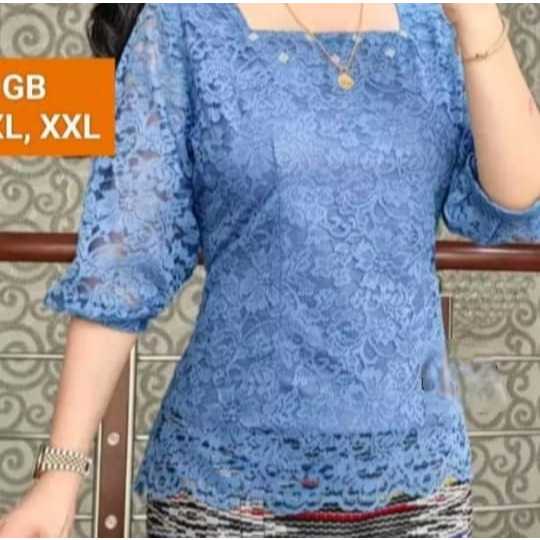 BLUS SEMI PRANCIS/baju kebaya pesta wanita payet