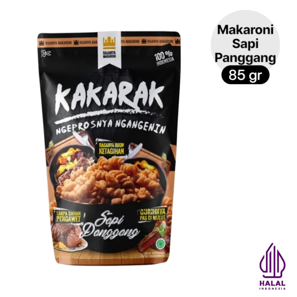 

Kakarak Makaroni 85gr - Sapi Panggang