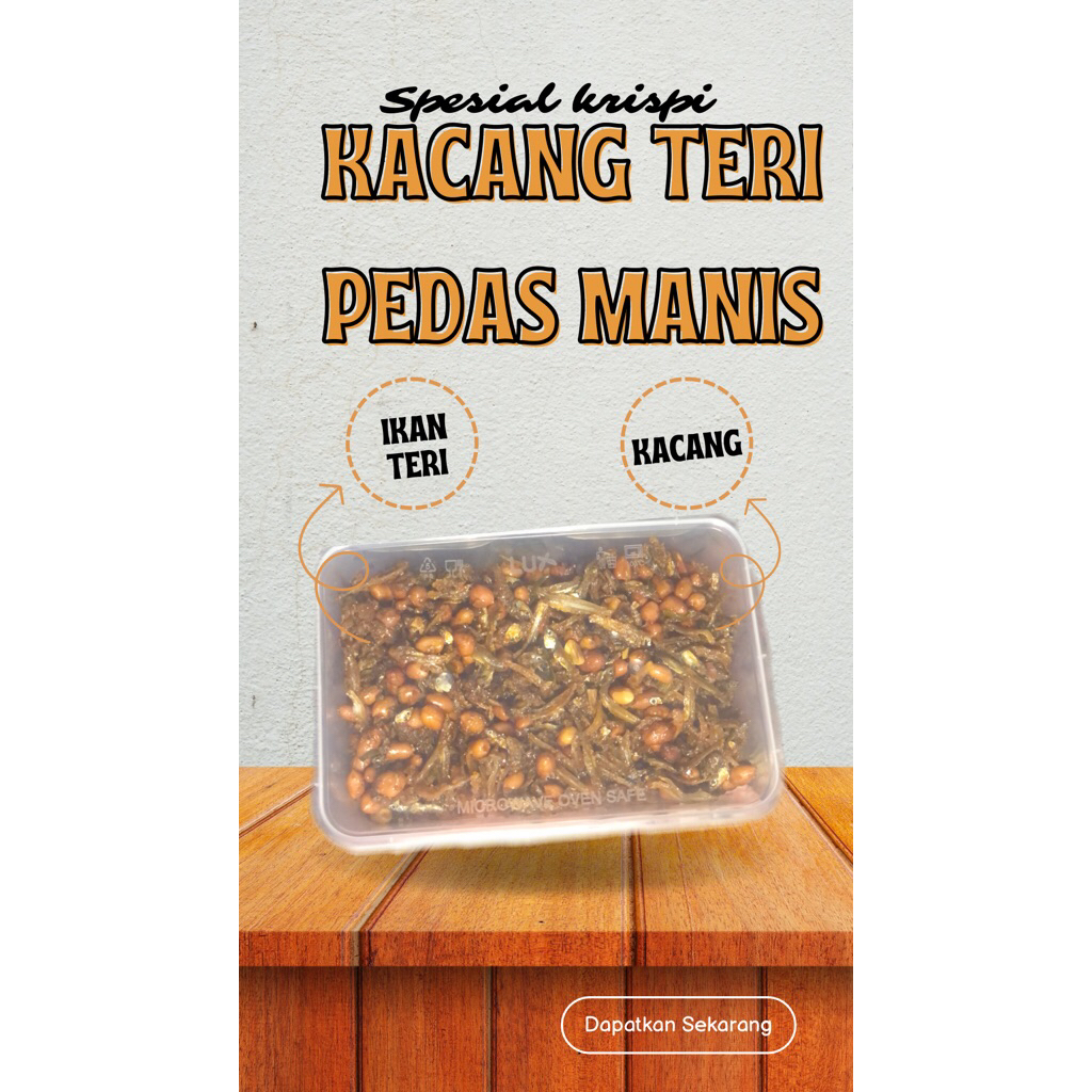 

KACANG TERI PEDAS MANIS KEMASAN BESAR