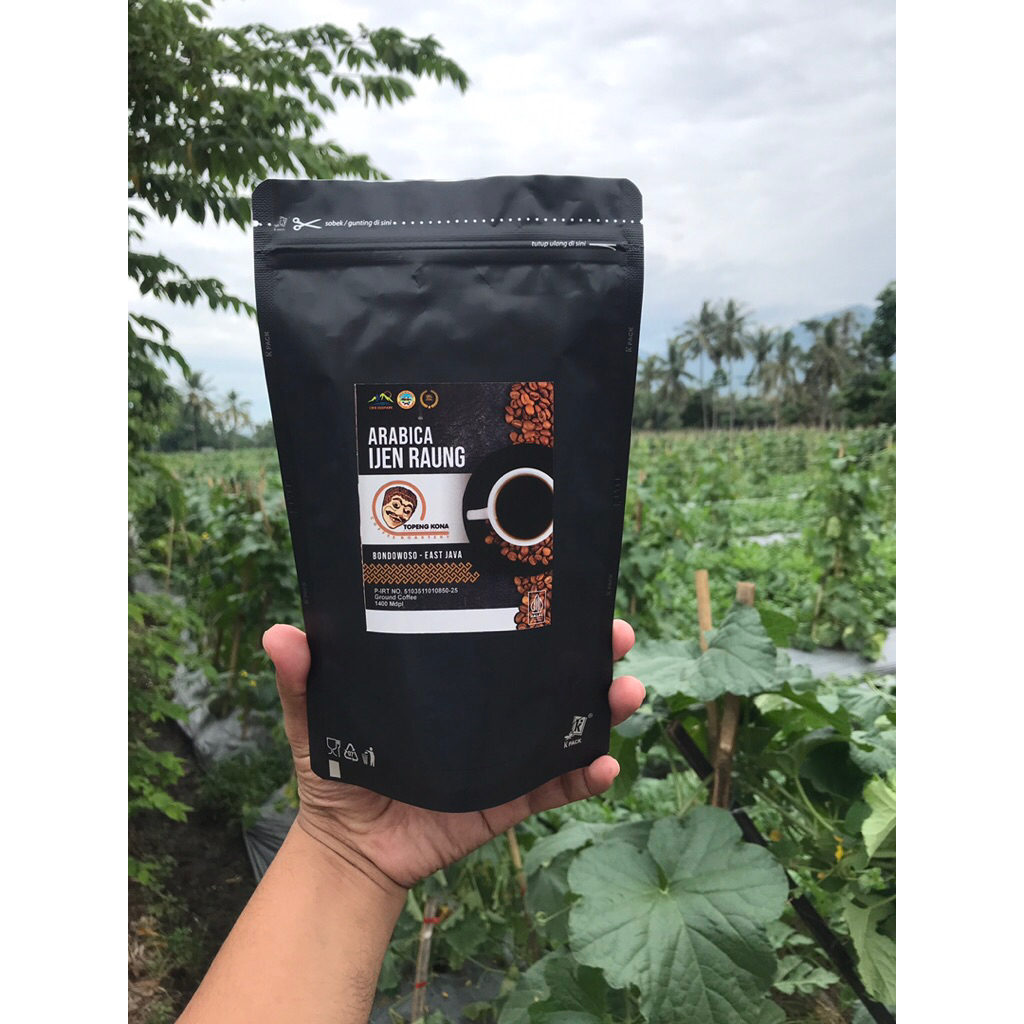 

Kopi Bubuk Arabika Ijen Raung Bondowoso Kopi Bubuk Lokal 250gram