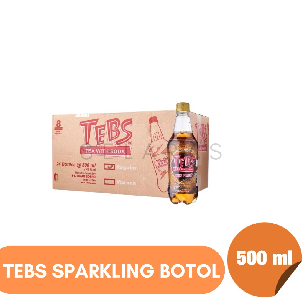 TEBS SPARKLING 500ml - Isi 24 Botol