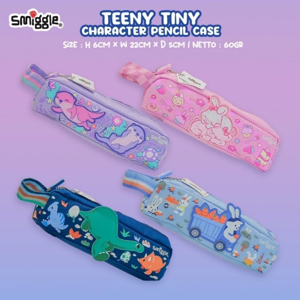 

Teeny Tiny Character Pencil Case Animals | Kotak Pensil Anak