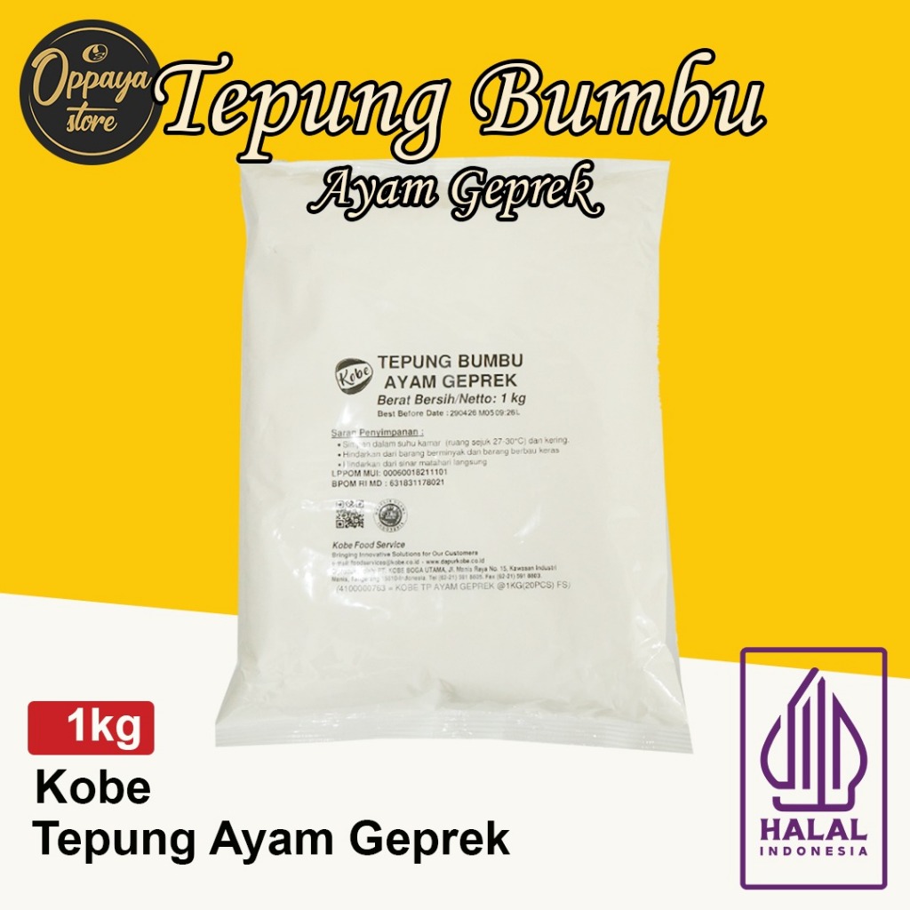 

Tepung Ayam Geprek Kobe 1Kg
