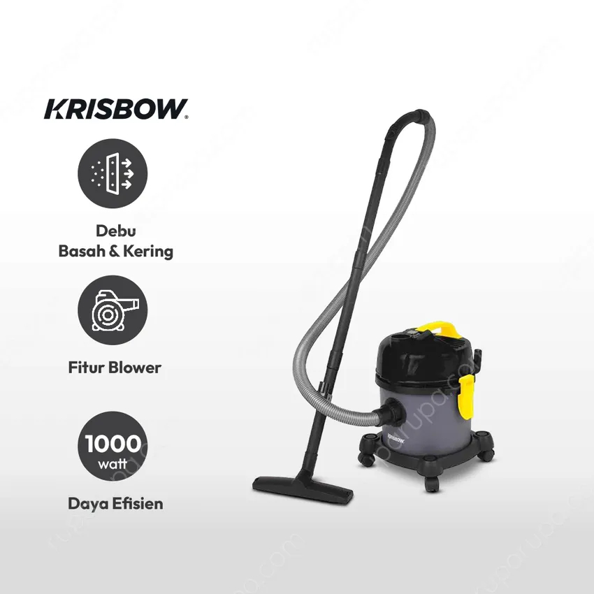 VACUM CLEANER WET AND DRY KRISBOW 10100235 VACUM CLEANER 12L 1000 WATT