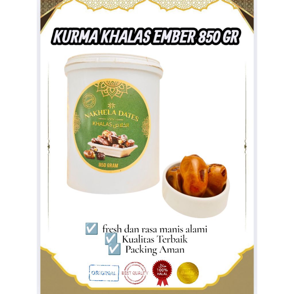 

KURMA KHALAS EMBER 850 GR
