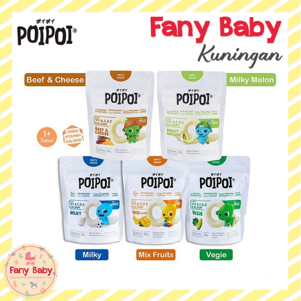 

MOM'S CHOICE POIPOI SNACK BERVITAMIN 25GR