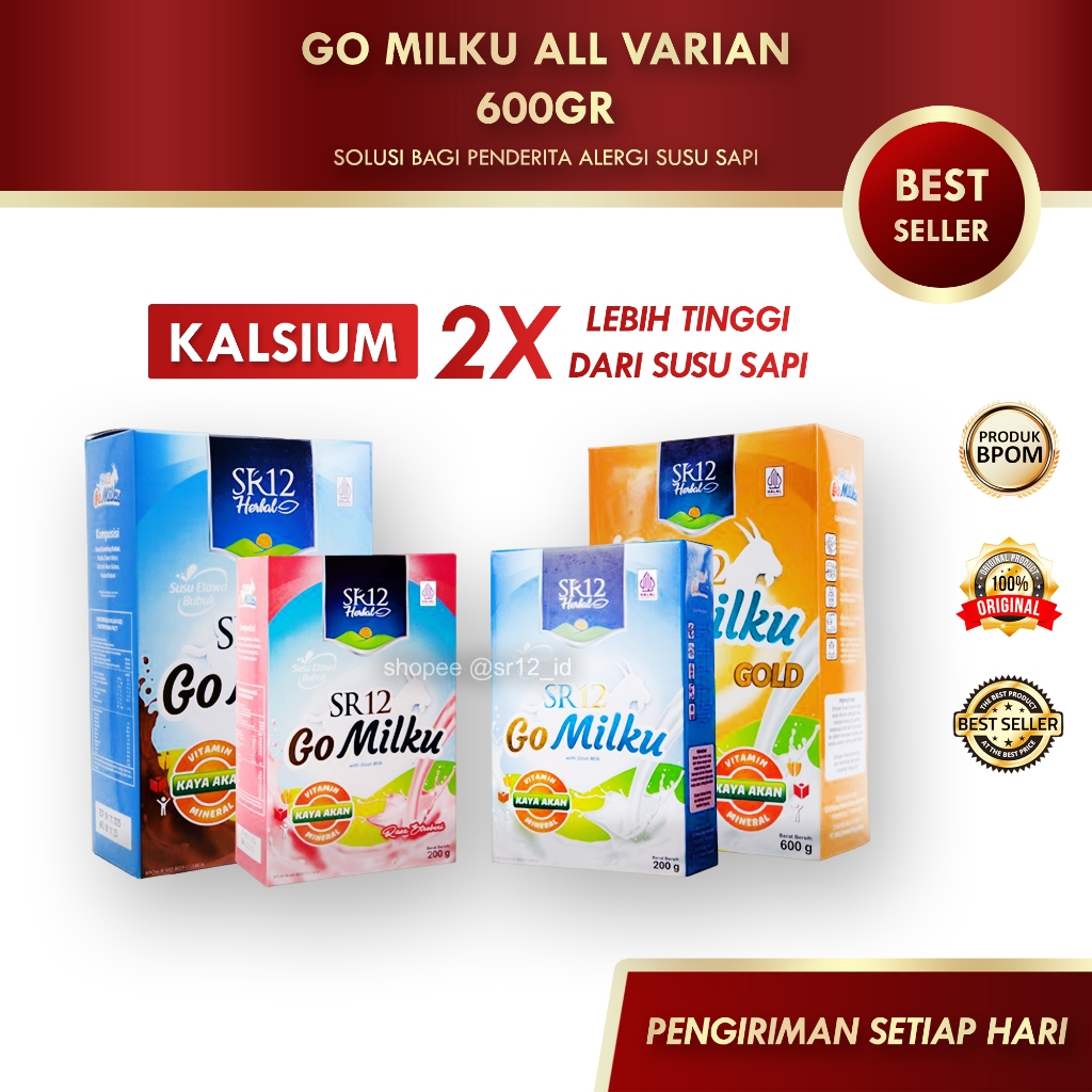 

GO MILKU 600GR / SUSU KAMBING ETAWA