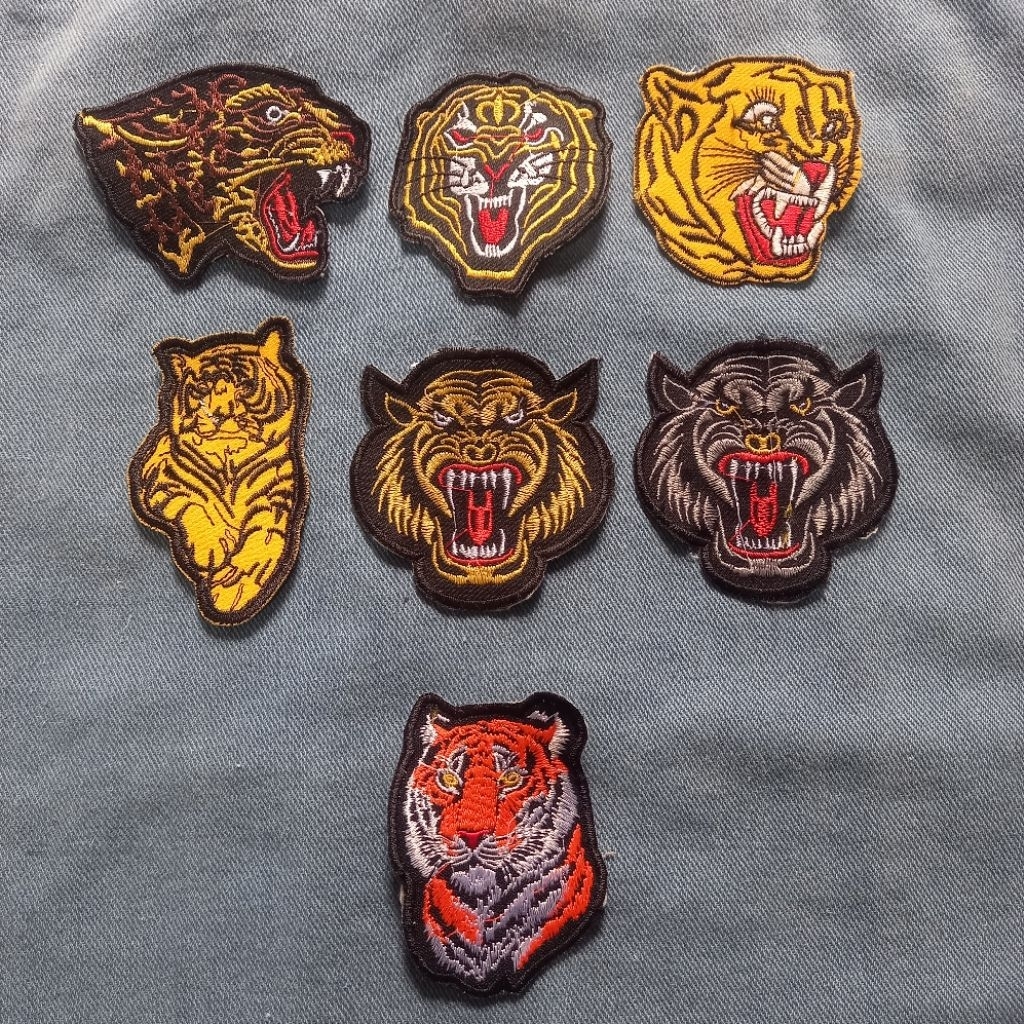 BORDIR / EMBLEM HARIMAU MACAN UKURAN KECIL