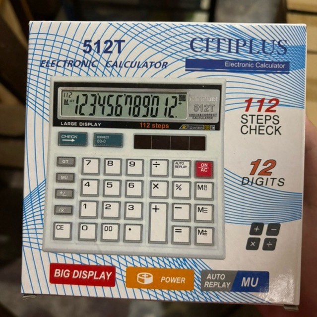 

TERMURAH‼️KAKLULATOR CITIPLUS CT-512T / 12 DIGIT