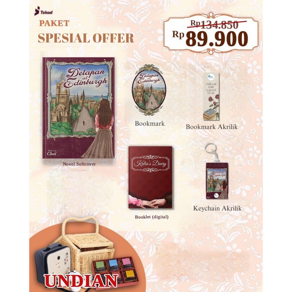 Novel Delapan at Edinburgh Karya Seblakkecap