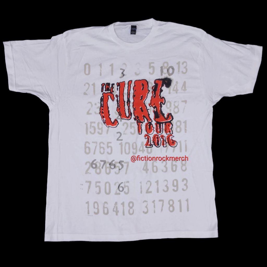 Kaos Band THE CURE import original Size XL - Tour 2016