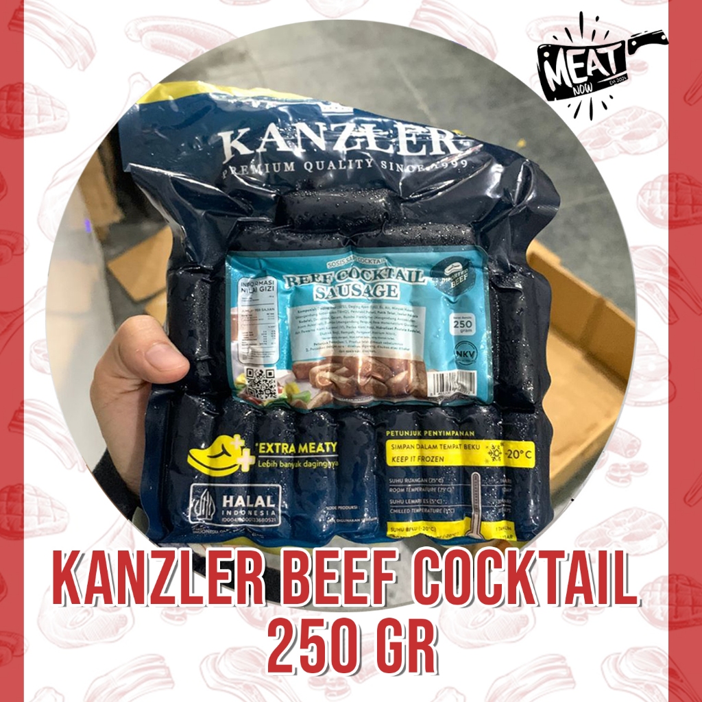 

Kanzler Beef Cocktail Sausage 250 gr