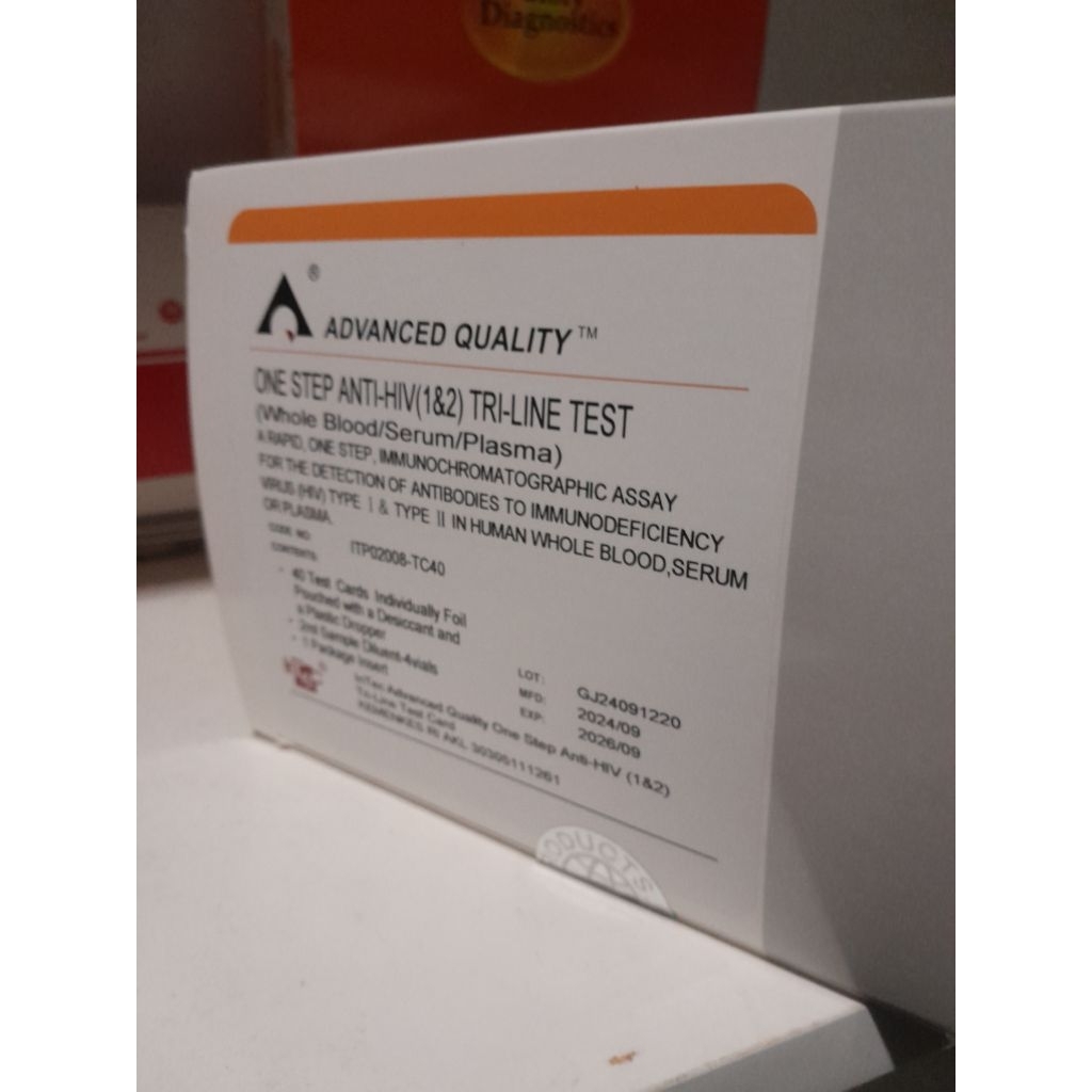 intec hiv-tri line ekp pnjang isi 40 tes
