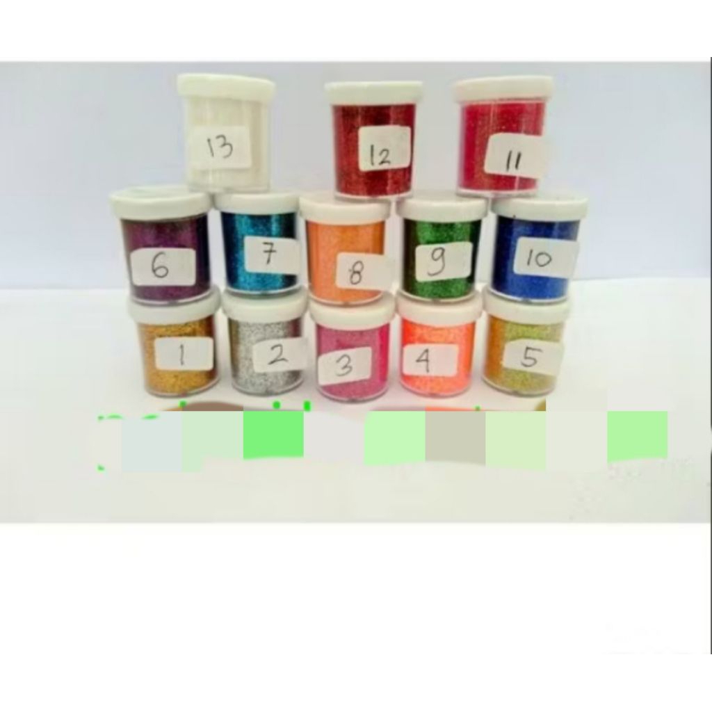 (10gr) Glitter Bubuk Halus/ Glitter Serbuk Halus/ Glitter Bubuk Pelangi/ Glitter Bubuk